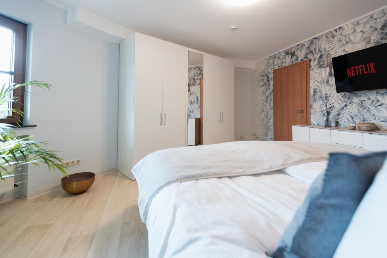 Erholung In Der Natur In Moselnahe, King Size Bett, Netflix, Waschmaschine, Trockner Bengel Exterior foto